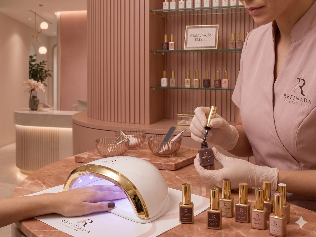 Esmaltação em gel — Refinada Beauty, Maceió